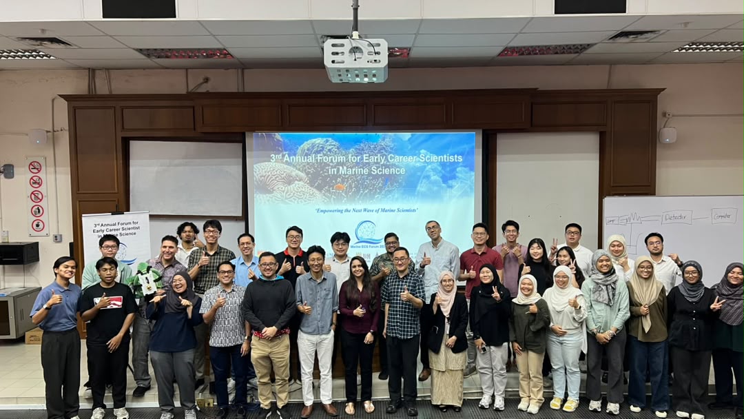 Day 2 participants of the 3rd Annual Forum for Early Career Scientists in Marine Science at UKM on 2 July 2026